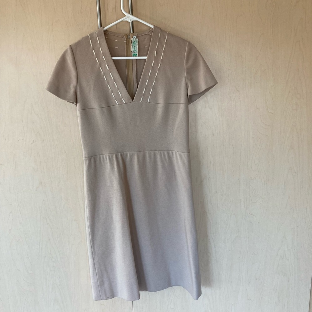 Vintage tan dress